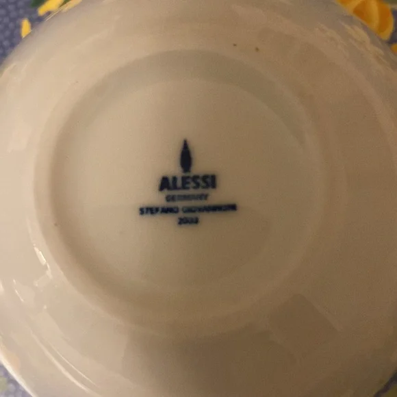 Alessi Tea cups. Made in Germany. Fine porcelain.